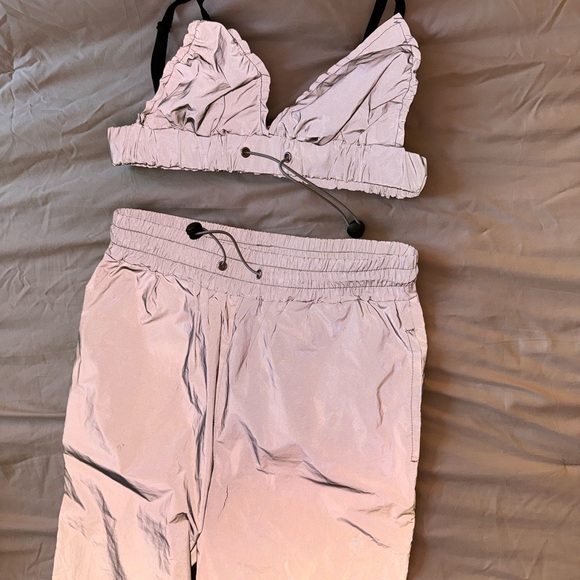 Reflective Two-Piece Pants Set - Picture 6 of 7